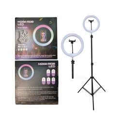 RINGLIGHT STAND M26K-RGB WITH PHONE HOLDER 26CM BLACK RINGLIGHT STAND M26K-RGB WITH PHONE HOLDER 26CM BLACK
